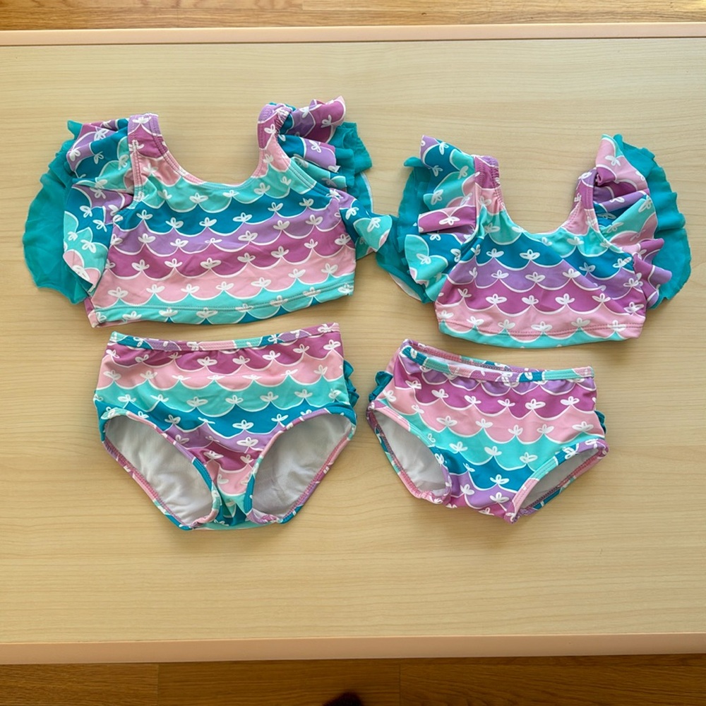 big sis/lil sis ruffle butt bundle